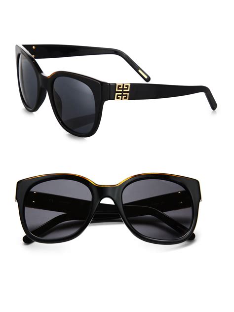 givenchy sunglasses saks|Givenchy large modern sunglasses.